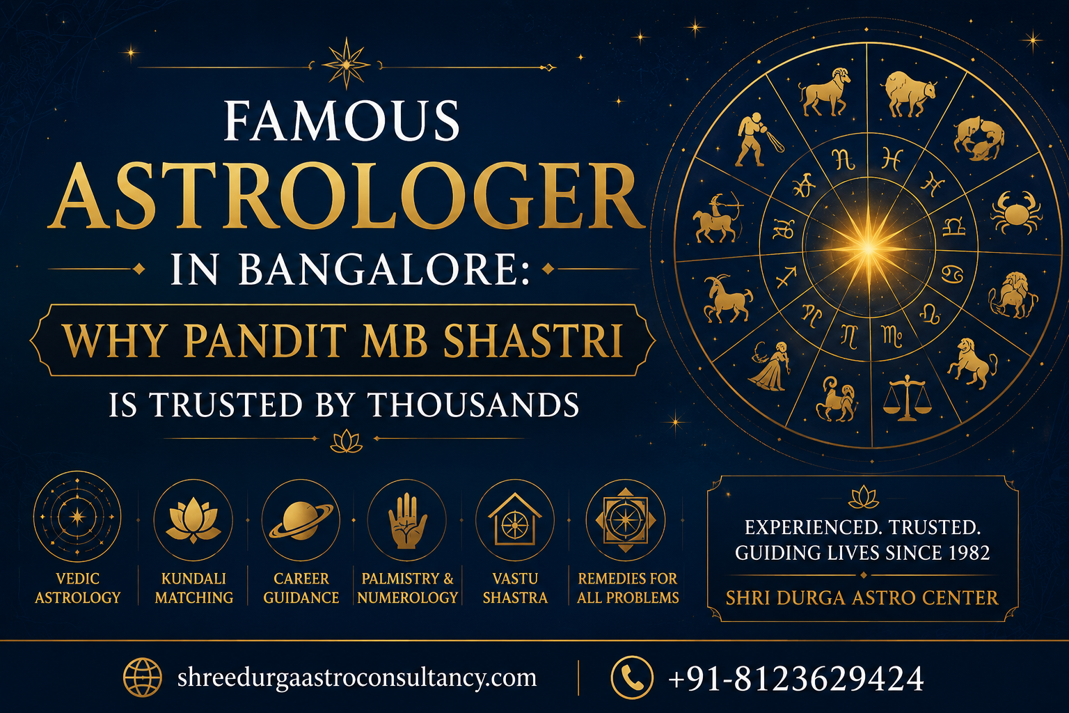 Famous Astrologer in Bangalore: Why Pandit MB Shastri is Trusted by Thousands